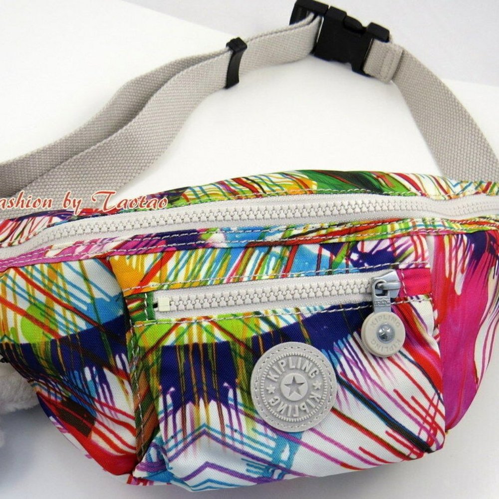 New Kipling Fundi Waistbag with Furry Monkey